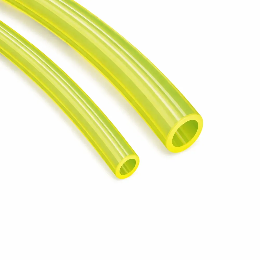100 metros - manguera para bencina 6mm/10mm transparente amarilla