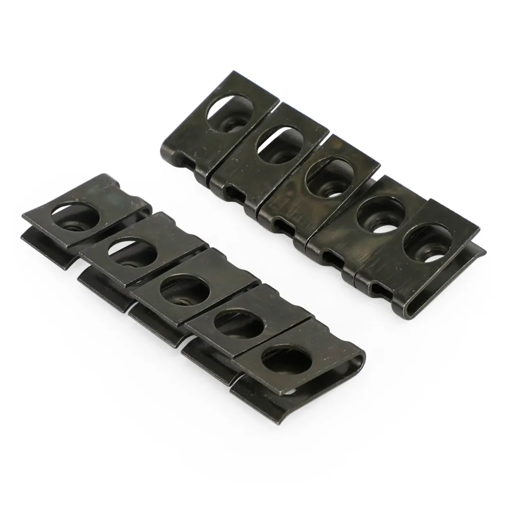 10/20/50PCS Pequeño M5 5mm Clips de resorte de carenado de motocicleta Tuercas de aguja de velocidad Clip U Tuerca genérica