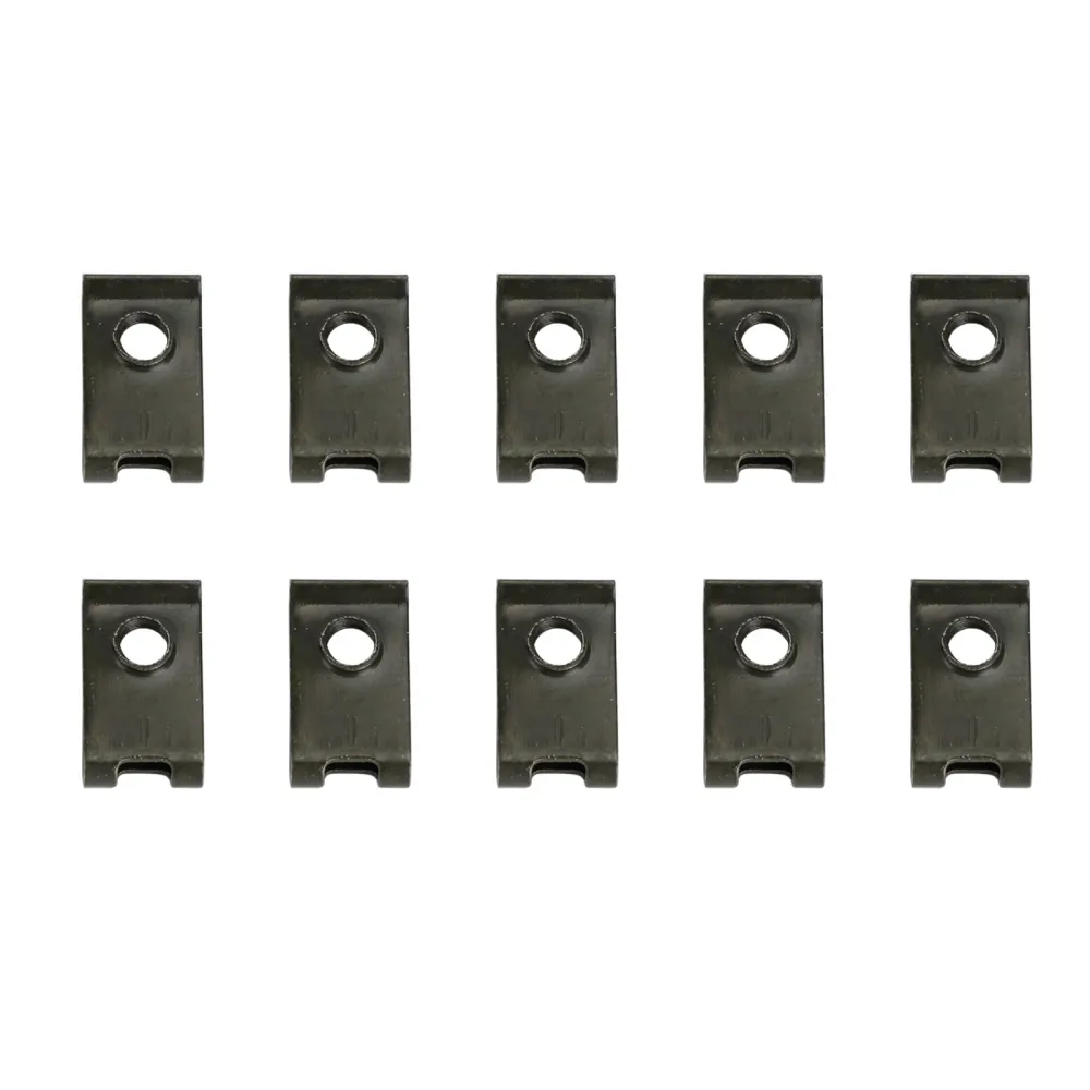 10/20/50PCS Pequeño M5 5mm Clips de resorte de carenado de motocicleta Tuercas de aguja de velocidad Clip U Tuerca genérica