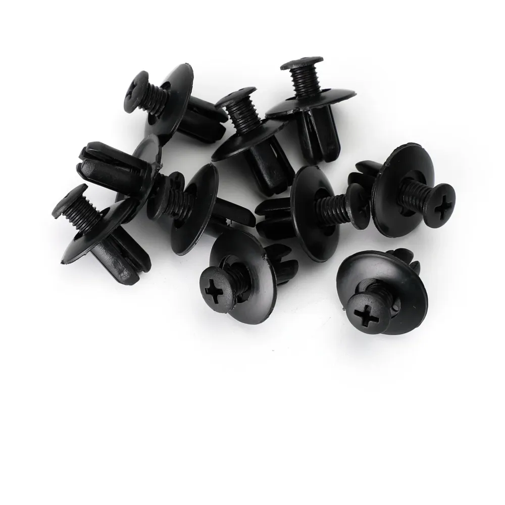 10x 8mm carenado Clip tornillo remaches Panel embellecedor para Suzuki GSX, Burgman, V-Strom genérico