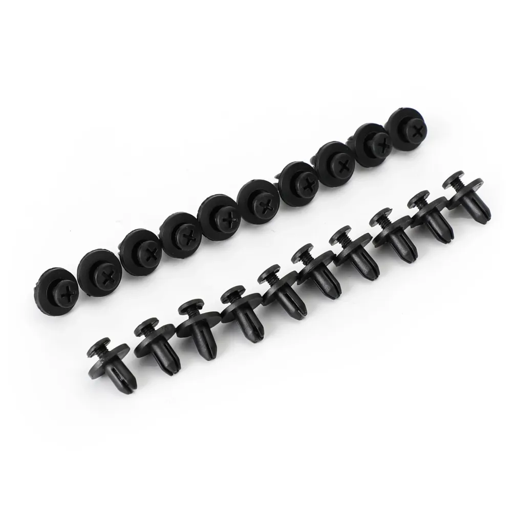 20x 6mm carenado Clip tornillo remaches Panel embellecedor para Suzuki GSX, Burgman, V-Strom