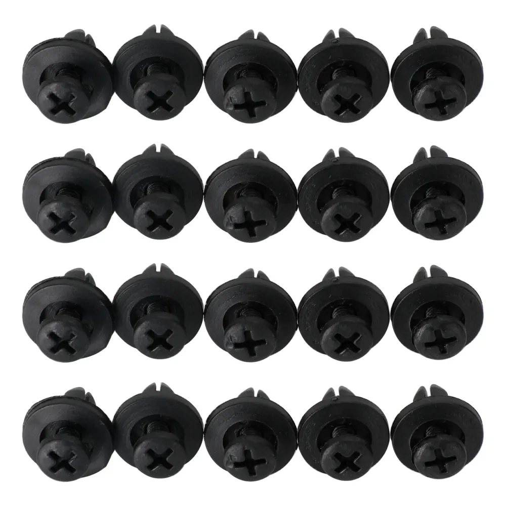 20x 6mm carenado Clip tornillo remaches Panel embellecedor para Suzuki GSX, Burgman, V-Strom