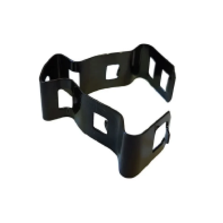 Abrazadera clip negra 32 mm.