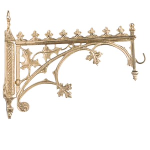 Soporte de lámpara de santuario montado en la pared de estilo francés Laton Adrian Hamers Inc.