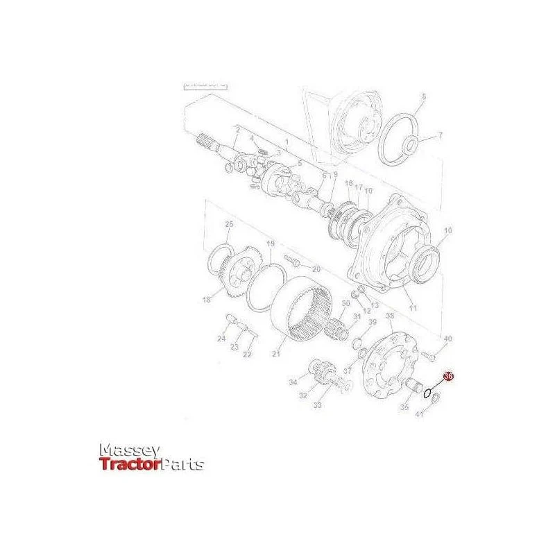 Massey Ferguson - O Ring - 70923568 AGCO