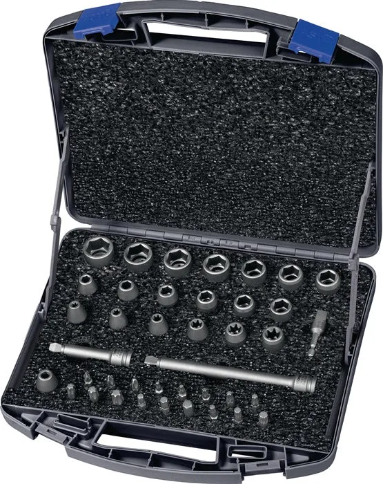 ASW 710 KS 40 OL Juego de llaves de vaso de 40 piezas 3/8 ″ ( 4000820986 )