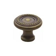 Tirador de Gaveta o Puerta de Bronce Sólido de 1,25" Modelo Rope Baldwin Color 150 Baldwin Hardware Corp.