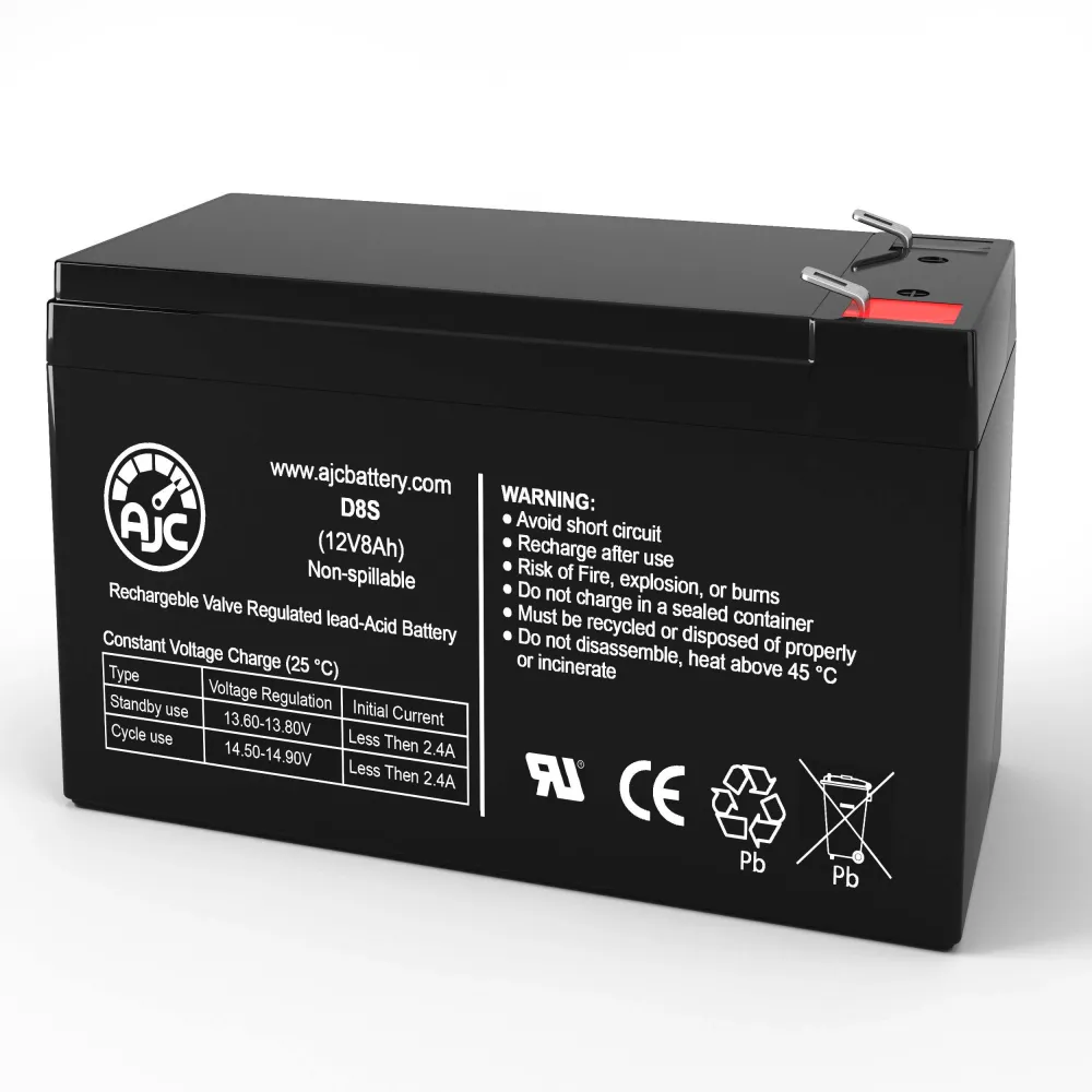 Baterí de repuesto para SAI/UPS Liebert PowerSure PSI PS2-48VBATT 12V 8Ah