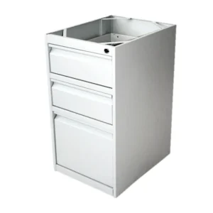 Archivador metálico sin tapa 2 x 1 - medidas: 700x380x470 mm - blanco gofrado Bonuit
