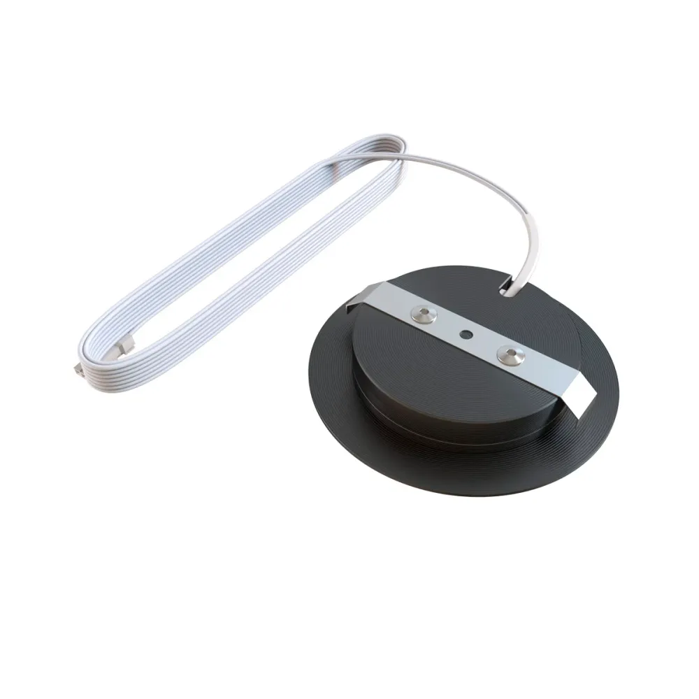 Bala led de incrustar aluminio negro o anodizado, con luz integrada neutra o cálida Negro Bonuit