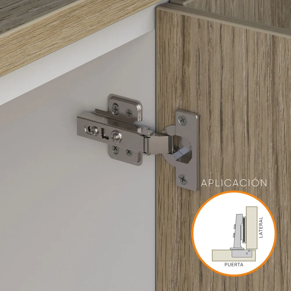 Bisagra de cazoleta para mueble cierre lento clip-on de fácil montaje Bonuit