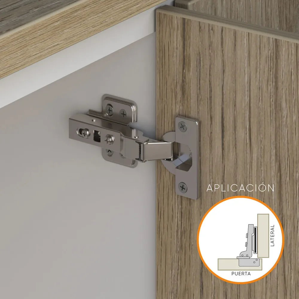 Bisagra de cazoleta para mueble cierre lento clip-on de fácil montaje Bonuit