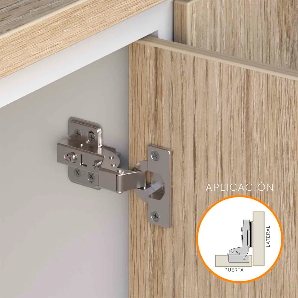Bisagra de cazoleta para mueble cierre lento clip-on de fácil montaje Bonuit