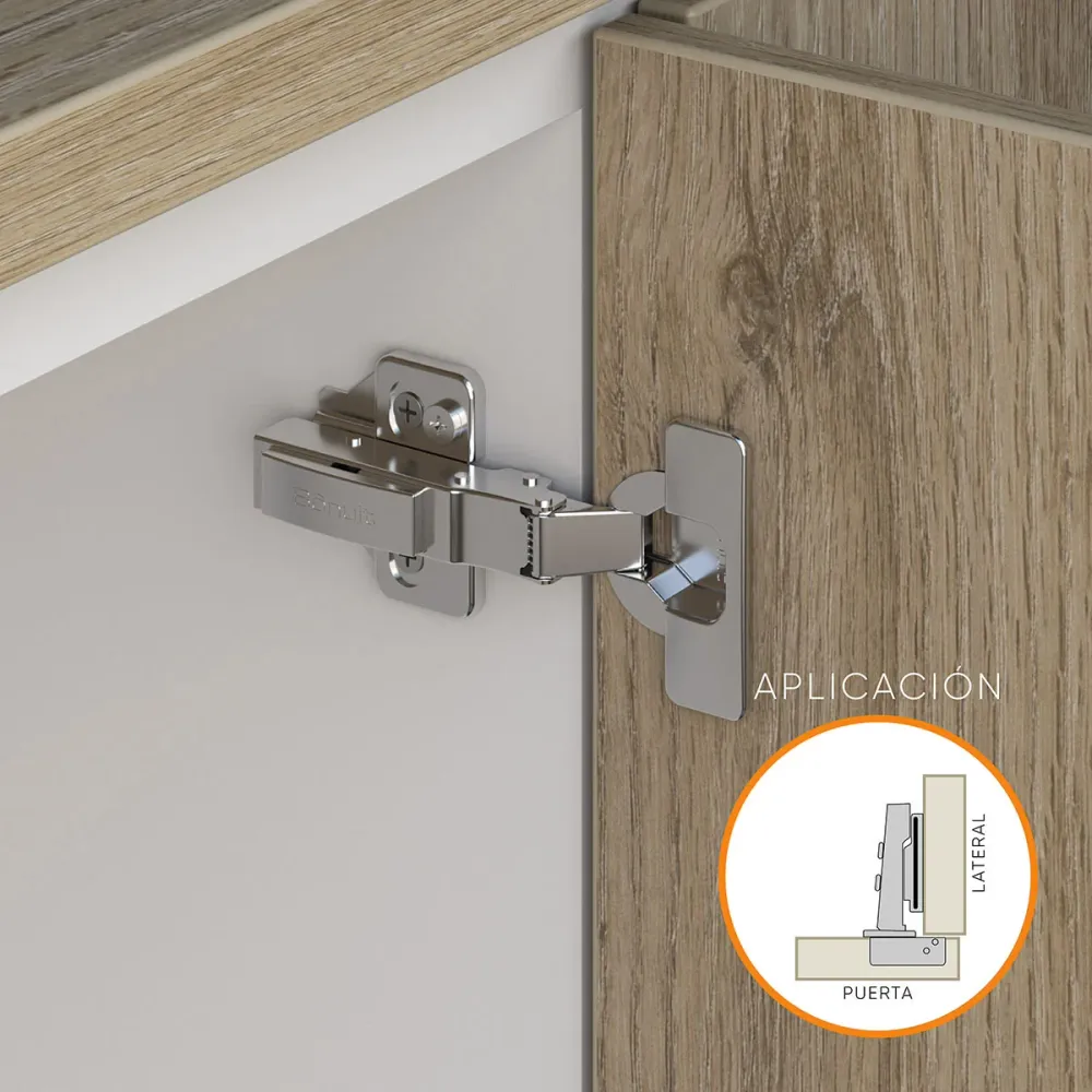 Bisagra de cazoleta para mueble high quality cierre lento clip-on de fácil montaje Bonuit