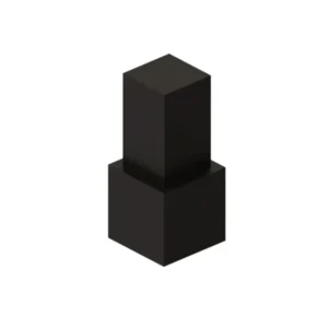 Conector cubo modular pata negro Bonuit