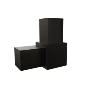 Conector cubo modular en l 2 vias negro Bonuit