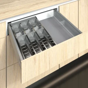 Cubiertero organizador acero 201 cajon 474x280x64 mm Bonuit