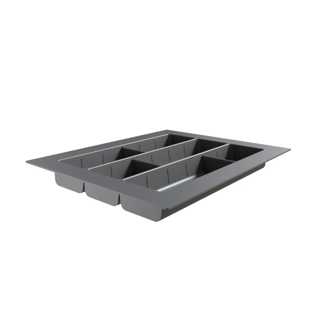 Cubiertero organizador plástico gris serie A2 390X480X50 Bonuit