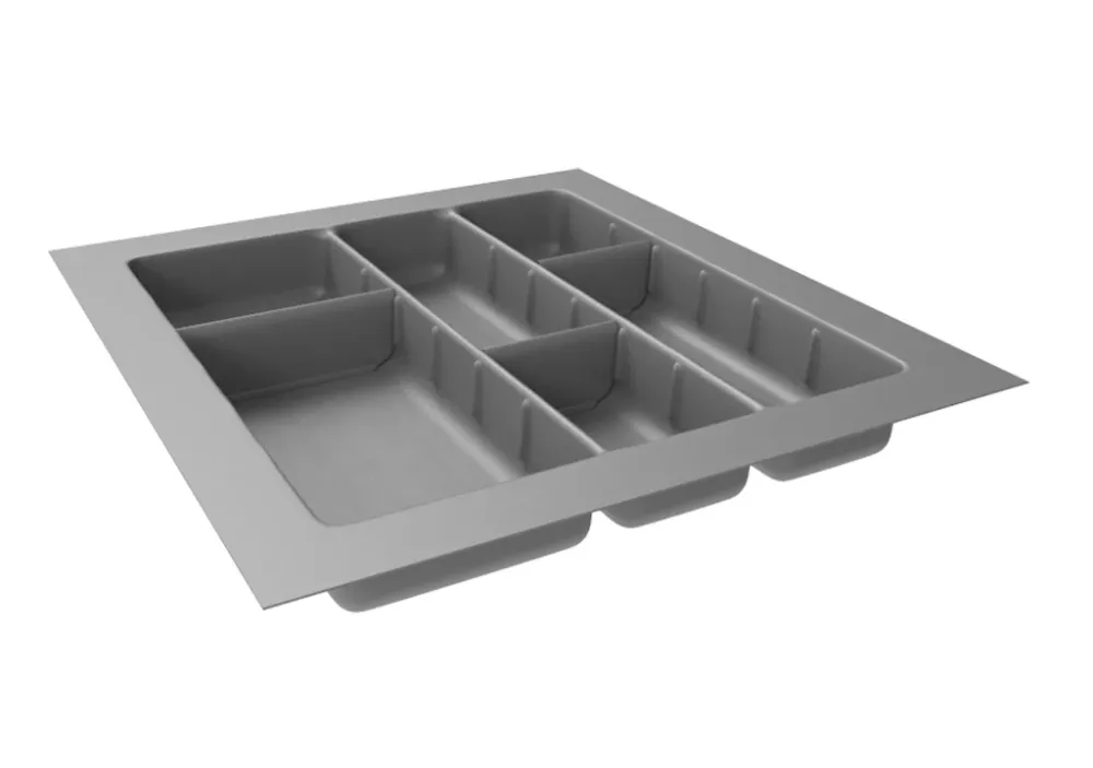 Cubiertero organizador plástico gris serie A2 390X480X50 Bonuit