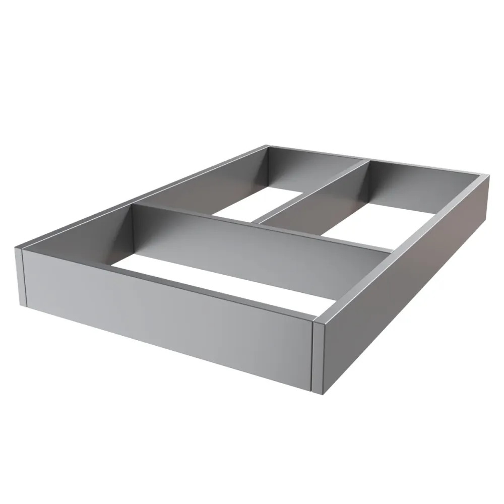 Cubiertero y sistema de separaciones o divisiones en aluminio 400X500 para cajon Bonuit