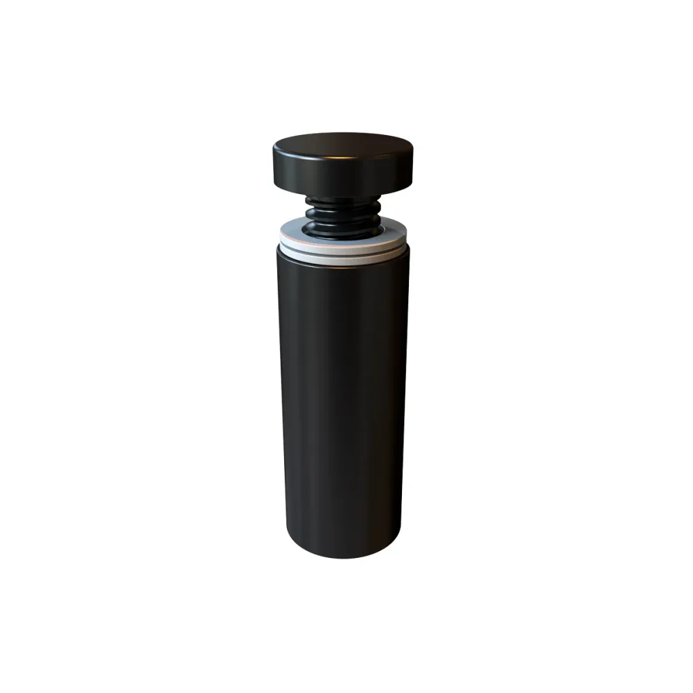 Dilatador acero201 negra 12 x 20 mm con tapa Bonuit