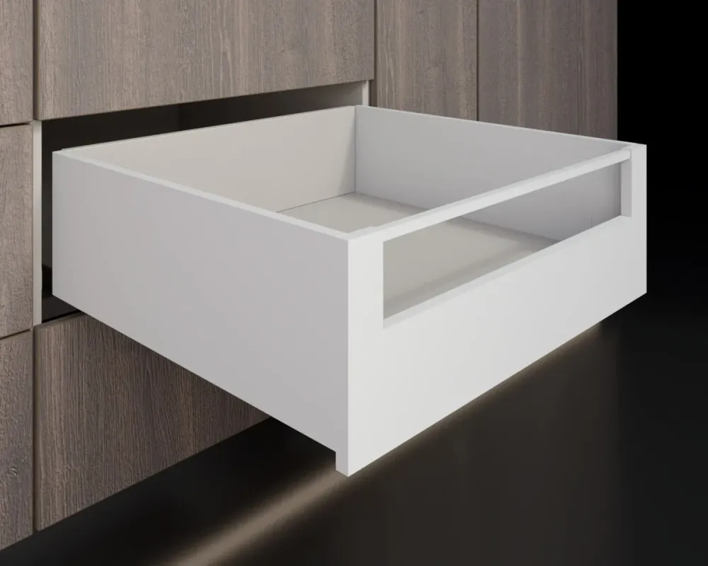 Frontal Bonuit slim box alto Blanco