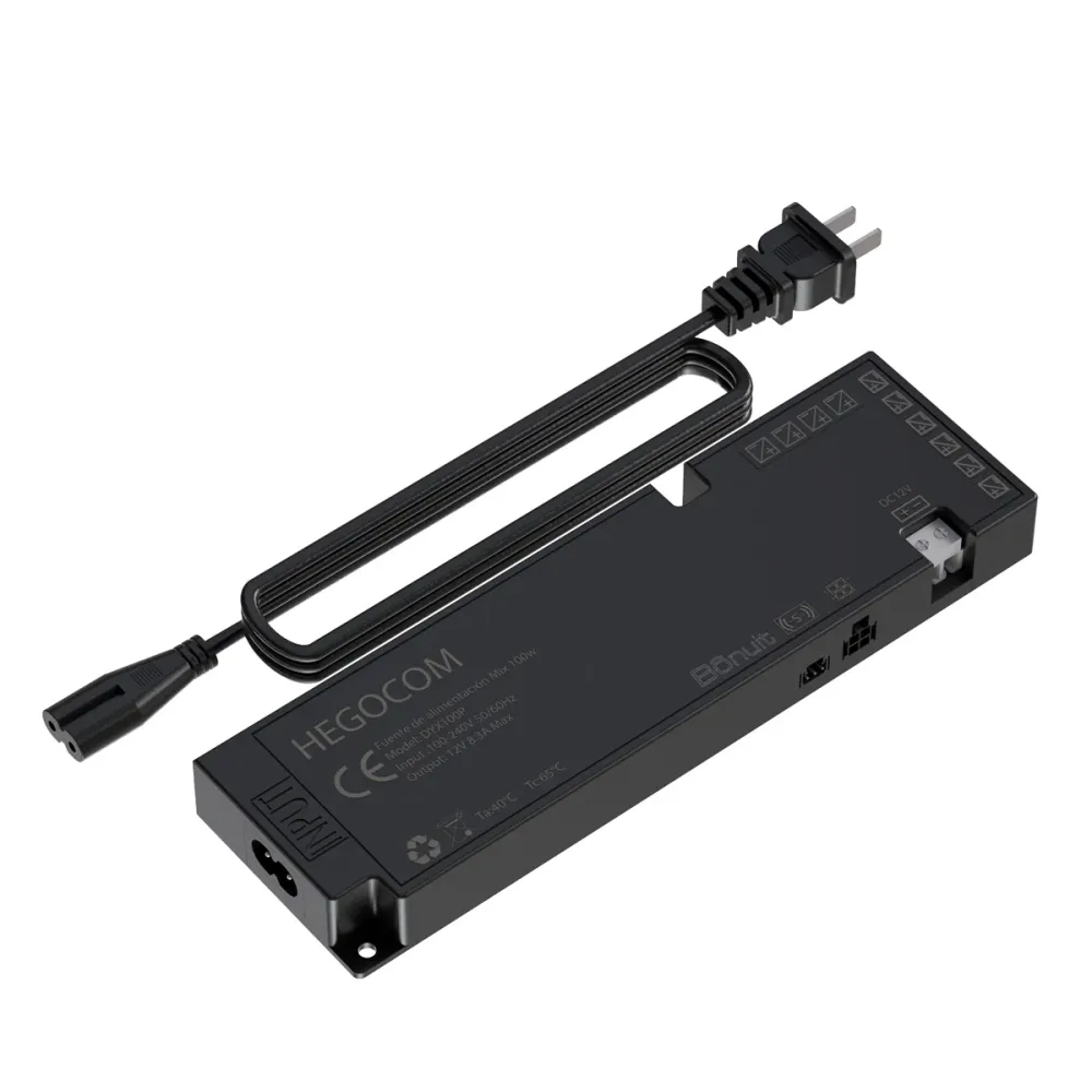 Fuente de poder (cinco metros) dimerizable Negro Bonuit