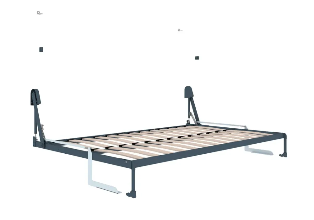 Herraje para cama escritorio horizontal doble - oculto pared Bonuit