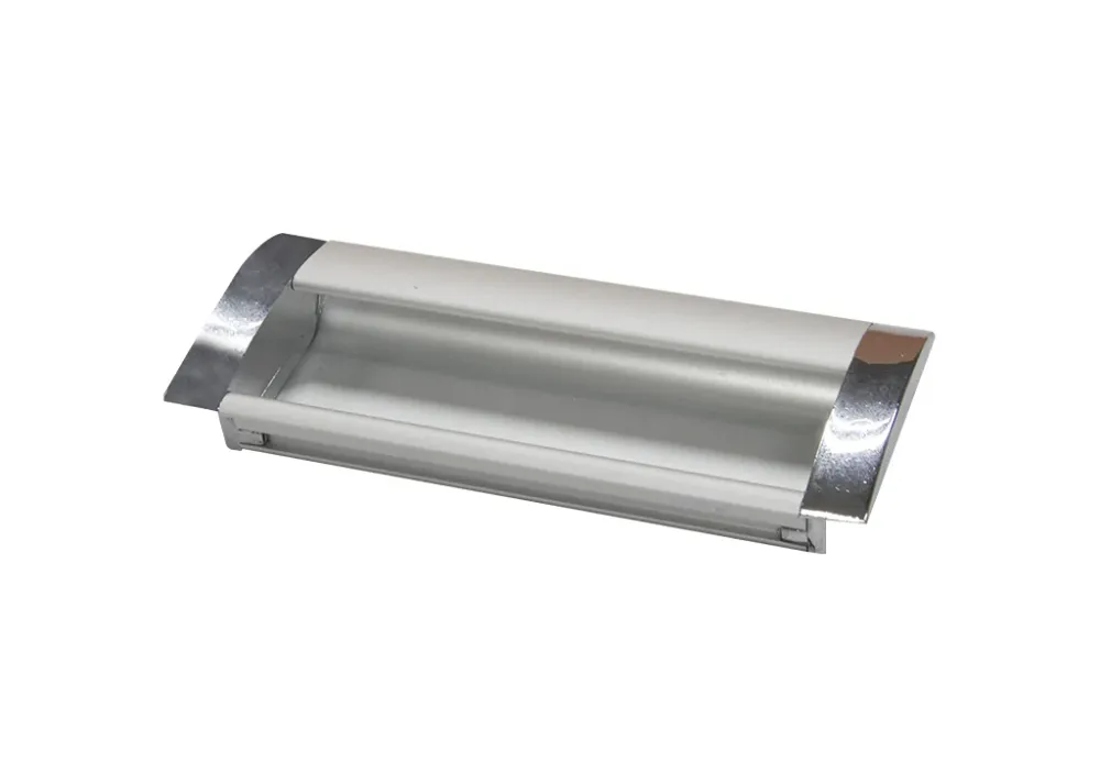 Manija en aluminio de incrustar largo 96 mm Bonuit