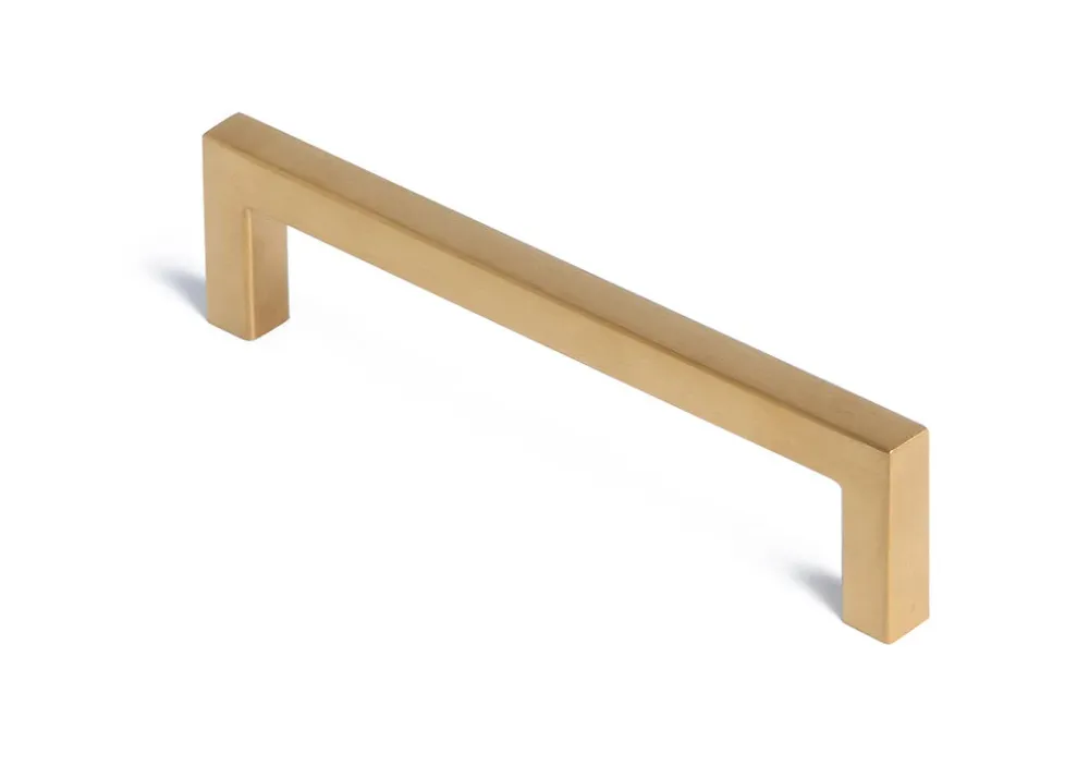 Manija golden en acero largo 96 mm Bonuit