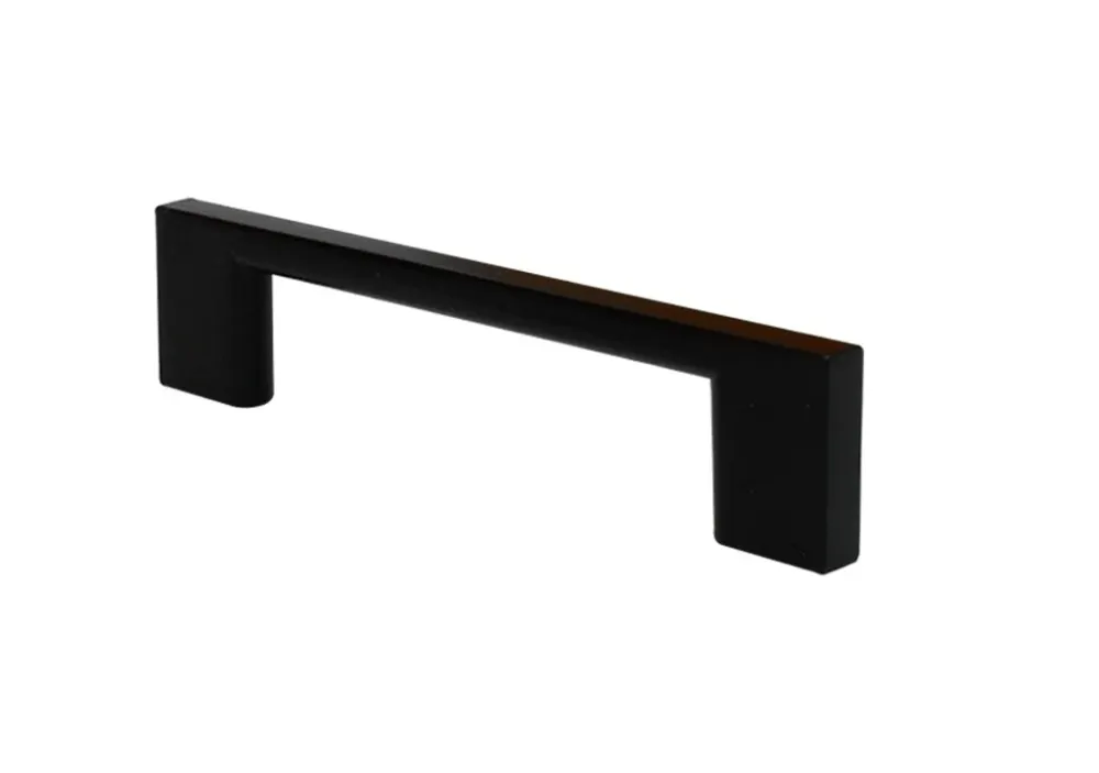 Manija material zamak largo:96 mm color negra Bonuit