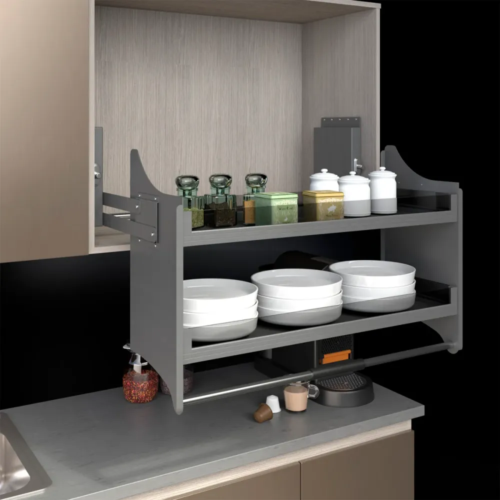 Modulo superior extraíble vidrio Gris Bonuit