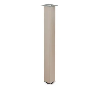 Pata 040 para escritorio cuadrada con nivelador 710x50x50 mm Bonuit