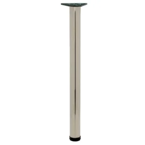 Pata mesa niquel cepillado 1000 mm ø 60 Bonuit