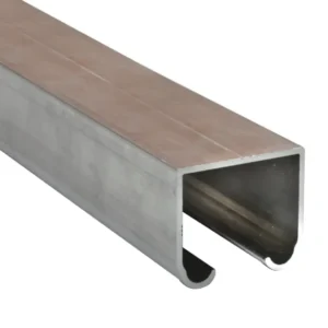 Riel colgante de aluminio en u x 2m Bonuit