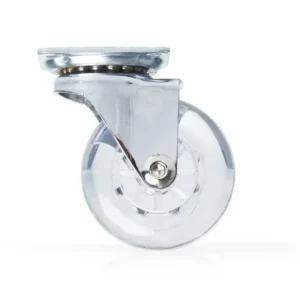 Rodachina. pu transparente 40 kilos h: 64 mm ø 50 mm Bonuit