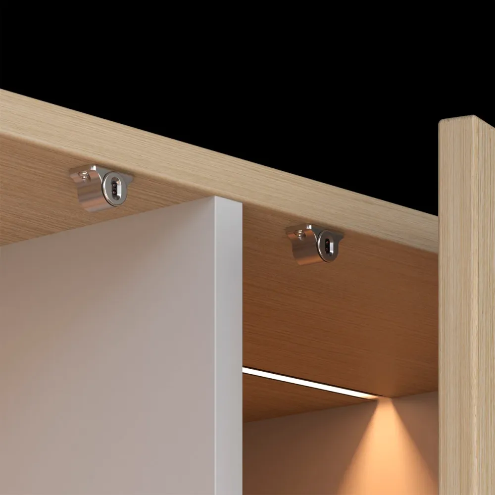Sensor de control de puerta doble Blanco Bonuit