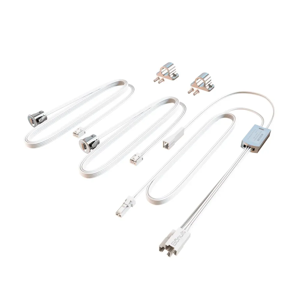 Sensor de control de puerta doble Blanco Bonuit