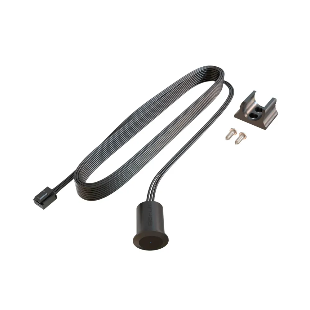 Sensor táctil integrado para fuente, cable blanco o negro Blanco Bonuit