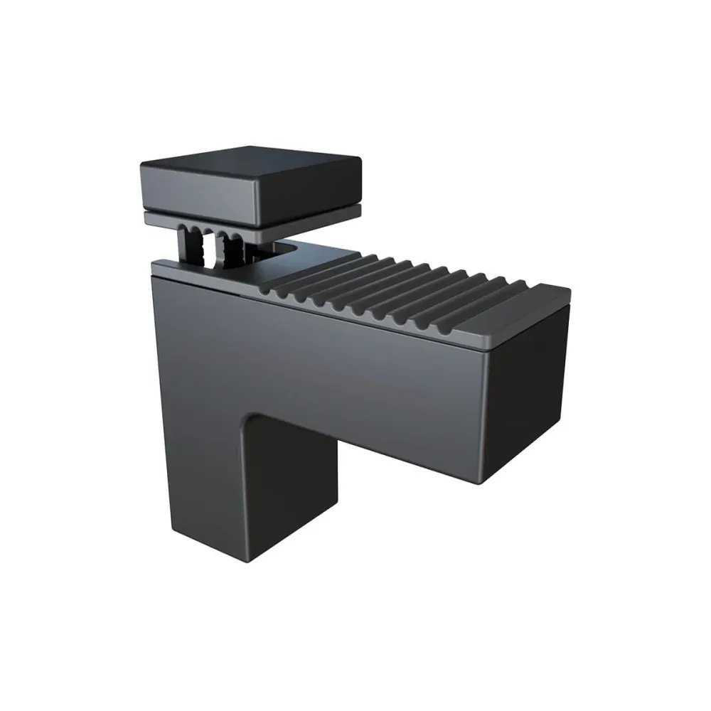 Soporte vidrio lujo negra Bonuit