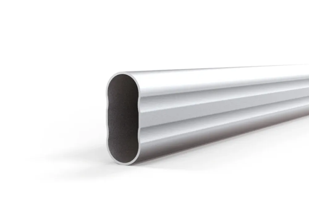 Tubo aluminio ovalado x 3m Bonuit