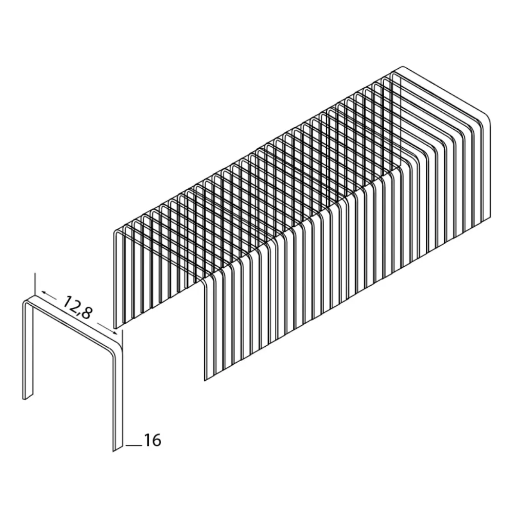 Bostitch Grapas - 5.000 unidades / serie 80 / 16 mm ( 1801601Z )