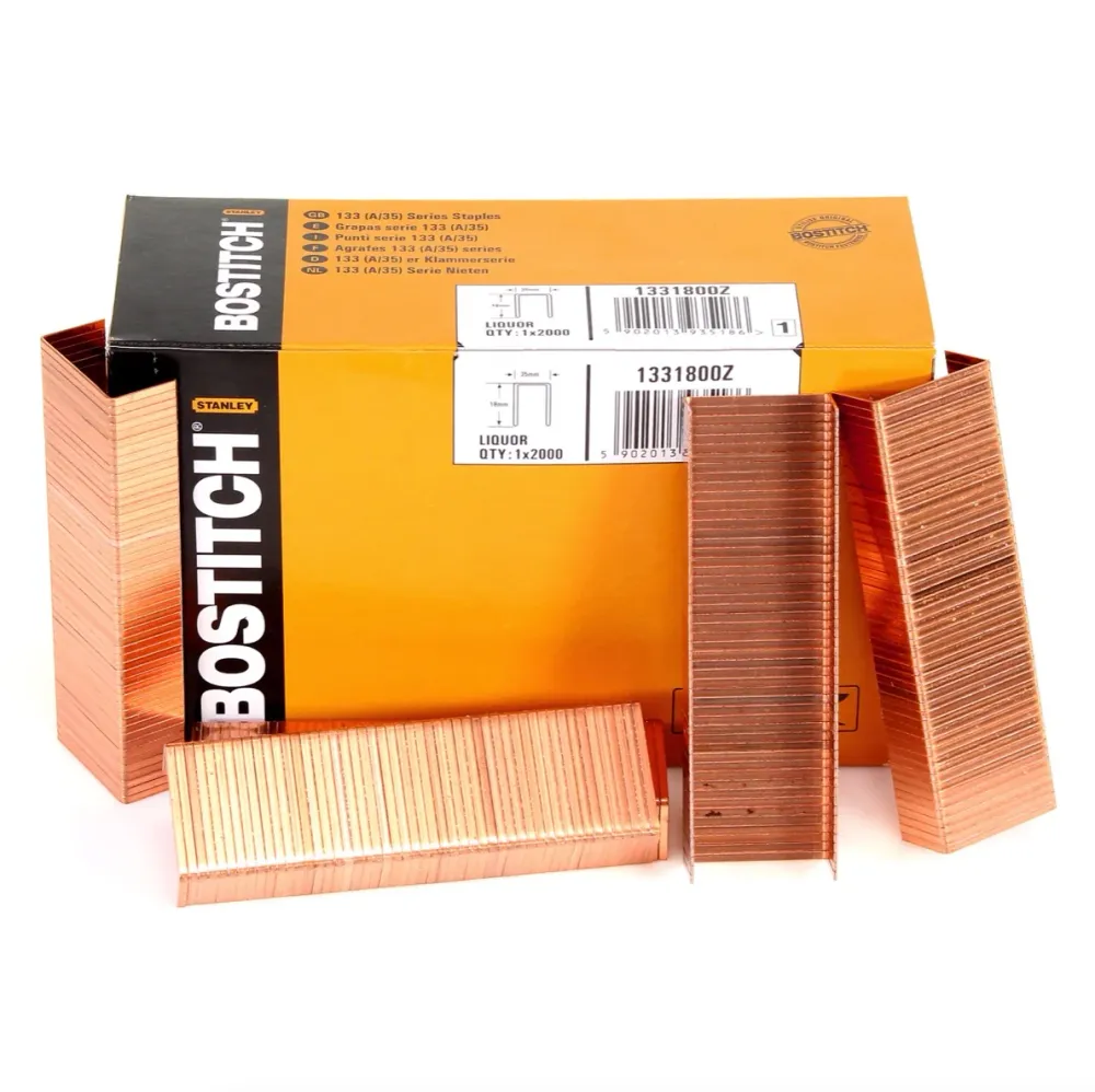 Bostitch Grapas para cartón A3/4 - 18 mm / Licor - 2.000 grapas ( 1331800Z ) para DSA-3522-E / DS-3519-E / DSA-3519-E / DS...