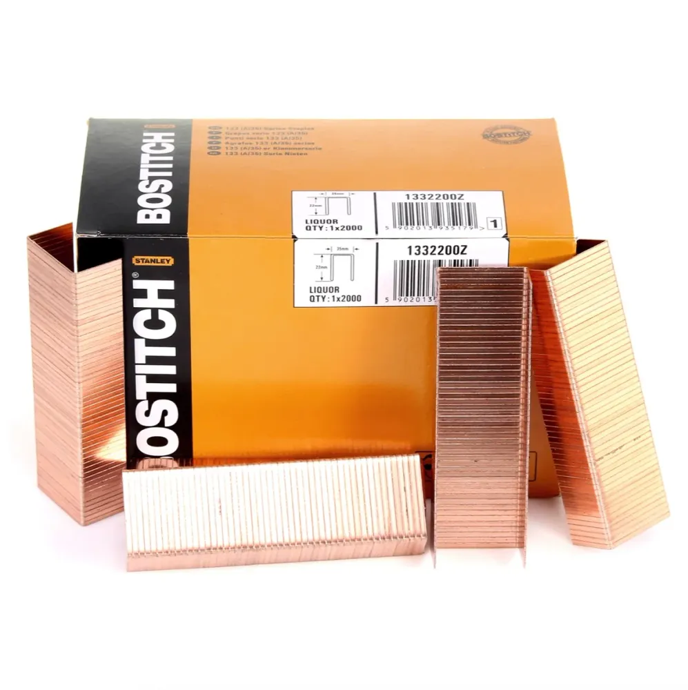 Bostitch Grapas para cartón A7/8 133 (/35) - 22 mm / Licor - 2.000 grapas ( 1332200Z ) para DSA-3522-E / DS-3522-E / MS-35...