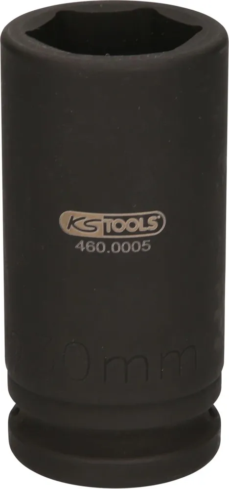 KS TOOLS Llave para tuercas de eje de 3/4', 6 cantos, larga, 30 mm ( 460.0005 ) BRILLIANT TOOLS