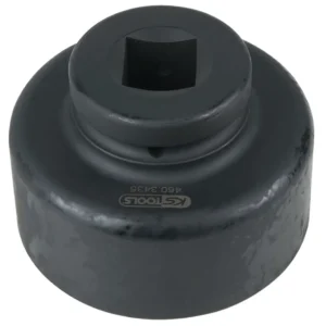 KS TOOLS Llave para tuercas de eje de 1', 8 cantos, corta, 90 mm ( 460.3435 ) BRILLIANT TOOLS