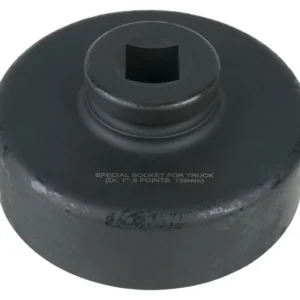 KS TOOLS Llave para tuercas de eje de 1', 8 cantos, corta, 130 mm ( 460.3340 ) BRILLIANT TOOLS