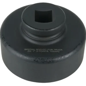 KS TOOLS Llave para tuercas de eje de 1', 8 cantos, corta, 105 mm ( 460.3315 ) BRILLIANT TOOLS