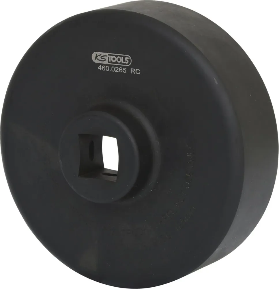 KS TOOLS Llave para tuercas de eje de 1', 6 cantos, corta, 125 mm ( 460.0265 ) BRILLIANT TOOLS