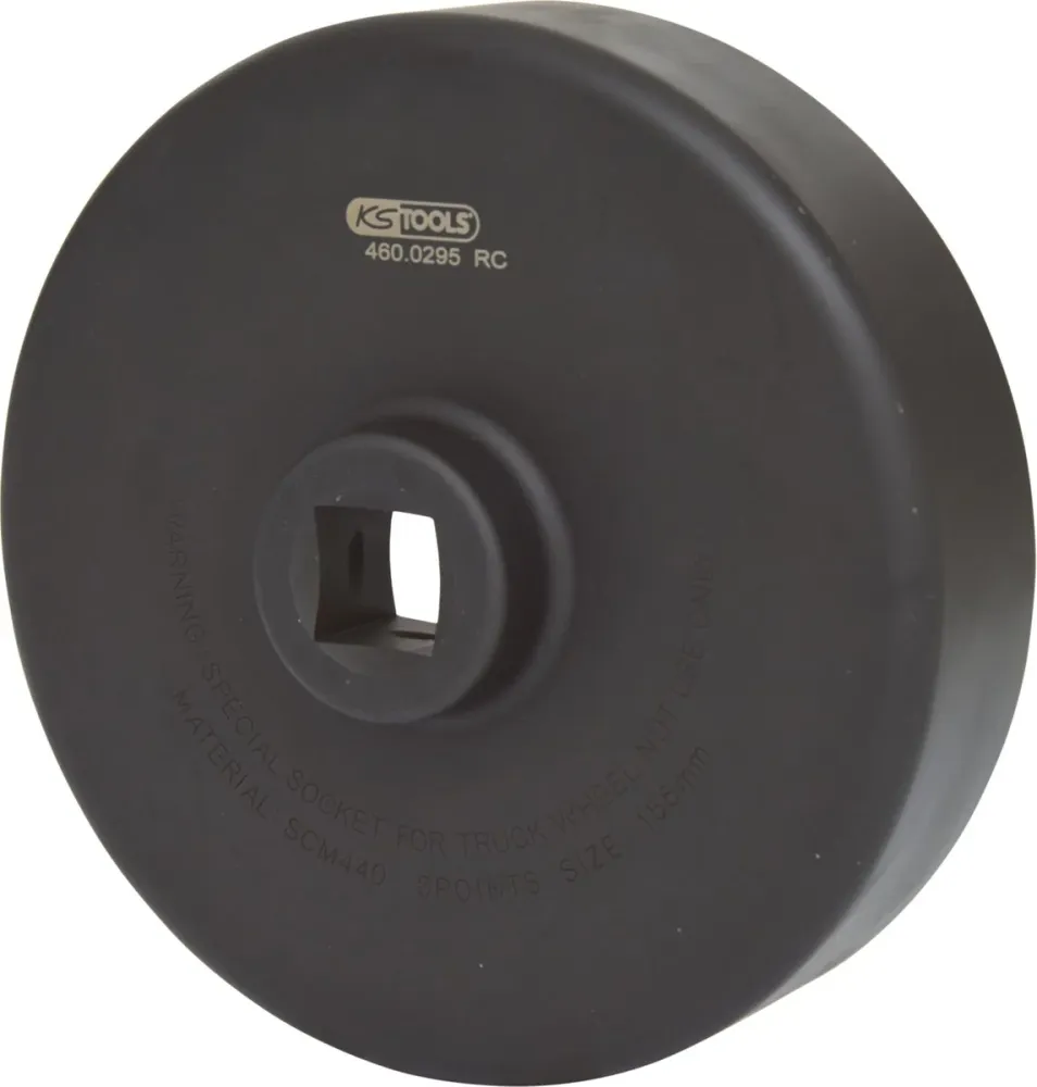 KS TOOLS Llave para tuercas de eje de 1', 6 cantos, corta, 155 mm ( 460.0295 ) BRILLIANT TOOLS